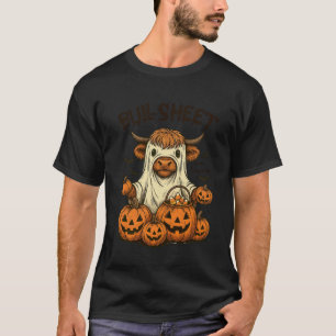 Muu... Ich meine Boo Bullsheet Highland-Kuh-Geist T-Shirt