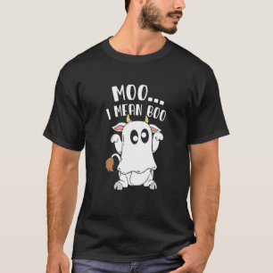 Muu ich meine Boo Geistkuh Halloween T-Shirt