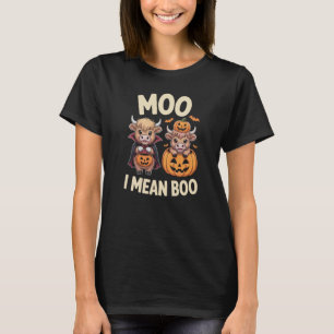 Muu ich meine Boo Lustiger Bauernhof Süße Kuh Hall T-Shirt