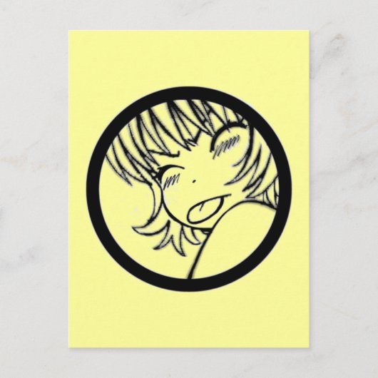 muuhh - niedliche Tiere - Kawaii >_< Postkarte (Vorderseite)