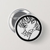 muuhh - niedlicher Anime Button (Vorne & Hinten)
