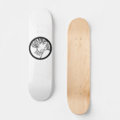 muuhh niedlicher Anime Skateboard (Vorderseite)