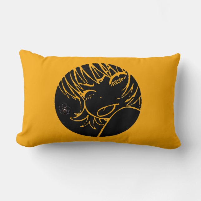 muuhh - niedliches Anime waifu - kawaii >_< Lendenkissen (Vorderseite)