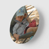 Muur Klok met Foto Runde Wanduhr (Winkel)