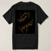 Muur Peace Meditation T - Shirt (Design Rückseite)