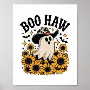 Muuuh Kuh Geist Western Halloween Poster