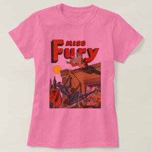 Muve and Fierce Vintag Superheroine: Miss Fury T-Shirt