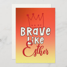Muve like Esther - Inspirierend jüdische Purim Art