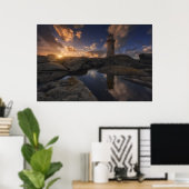 Muxia Lighthouse | Galicien, Spanien Poster (Heimbüro)