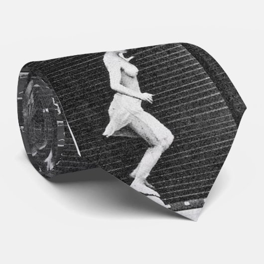 muybridge springende Dame Krawatte (Gerollt)