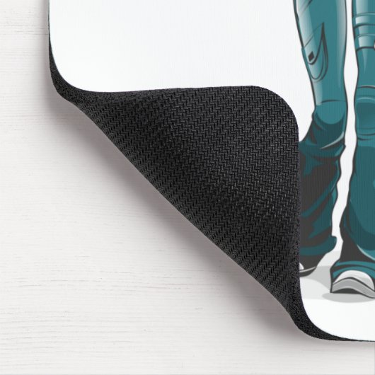 Muza-Chan-Maskottchen Mousepad (Ecke)