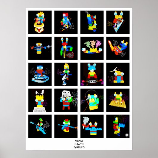 Muzak für Monster: Sammlung Poster (Vorne)