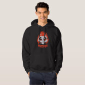 Muzifer I Cat Kitten Lucifer Devil Little Devil Lu Hoodie (Vorne ganz)