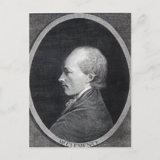 Muzio Clementi, 1803 Postkarte (Vorderseite)