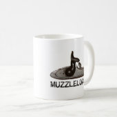 Muzzleloader Hinterteil u. Hammer, Kaffeetasse (VorderseiteRechts)