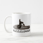 Muzzleloader Hinterteil u. Hammer, Kaffeetasse (Links)