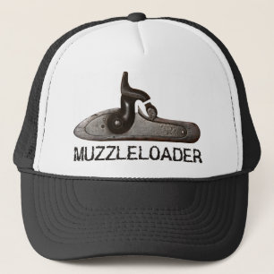 Muzzleloader Hinterteil u. Hammer, Truckerkappe