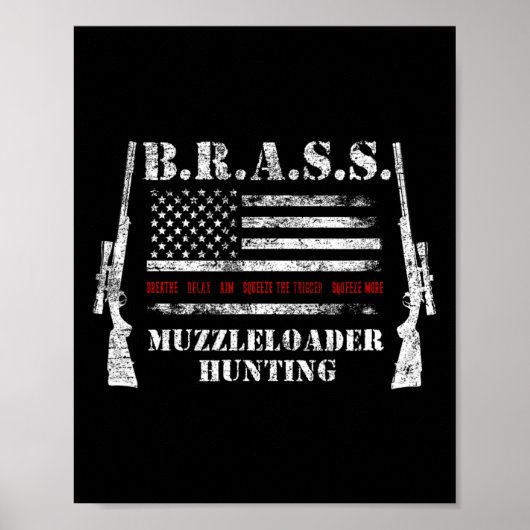 Muzzleloader-Zubehör flattert das Feuer der amerik Poster (Vorne)