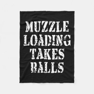 Muzzleloading Black Powder Jagd Funny Hunter Sh Fleecedecke