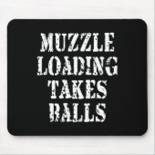Muzzleloading Black Powder Jagd Funny Hunter Sh Mousepad (Vorne)