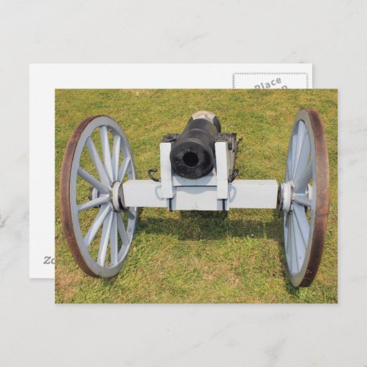 Muzzleloading Cannon Postkarte (Vorne/Hinten)