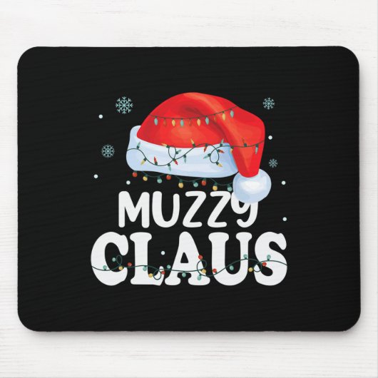 Muzzy Claus Xmas Familie Matching Funny Oma Chr Mousepad (Vorne)