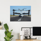 MV-22 Osprey Aircraft Poster (Heimbüro)