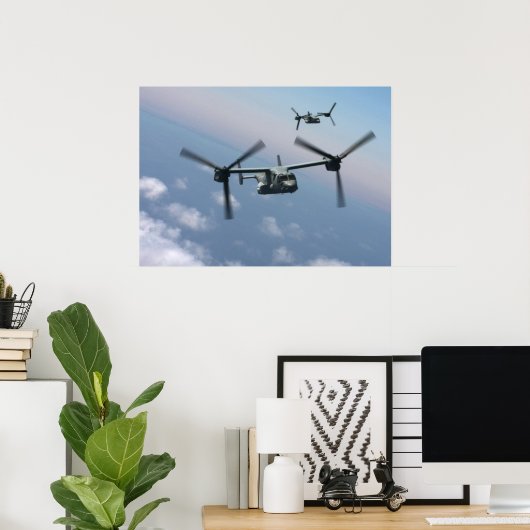 MV-22 Osprey Aircraft Poster (Heimbüro)