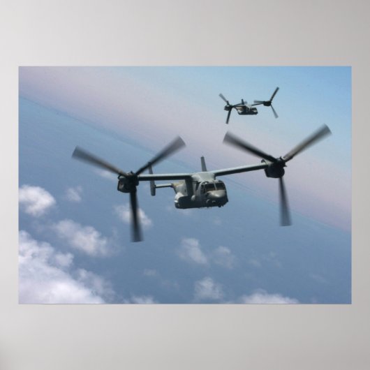 MV-22 Osprey Aircraft Poster (Vorne)