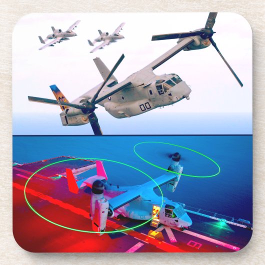MV-22B Fischadler Getränkeuntersetzer (Vorderseite)