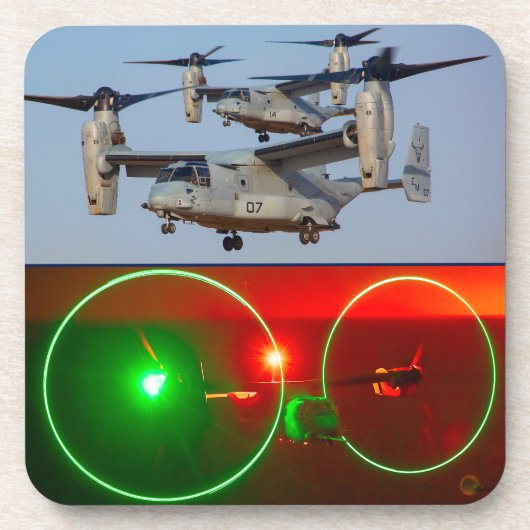 MV-22B Fischadler Getränkeuntersetzer (Vorderseite)
