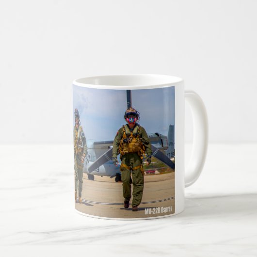 MV-22B OSPREY-CREW KAFFEETASSE (VorderseiteRechts)