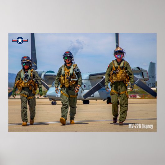 MV-22B OSPREY-CREW POSTER (Vorne)