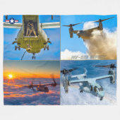 MV-22B OSPREY FLEECEDECKE (Vorderseite (Horizontal))