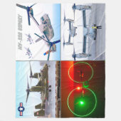 MV-22B OSPREY FLEECEDECKE (Vorderseite)