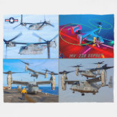 MV-22B OSPREY FLEECEDECKE (Vorderseite (Horizontal))