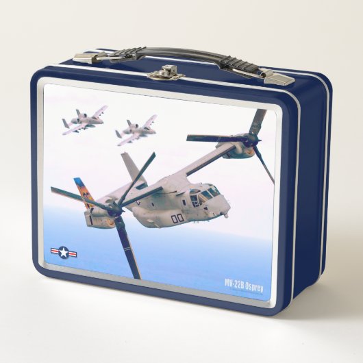 MV-22B OSPREY METALL BROTDOSE (Vorderseite)