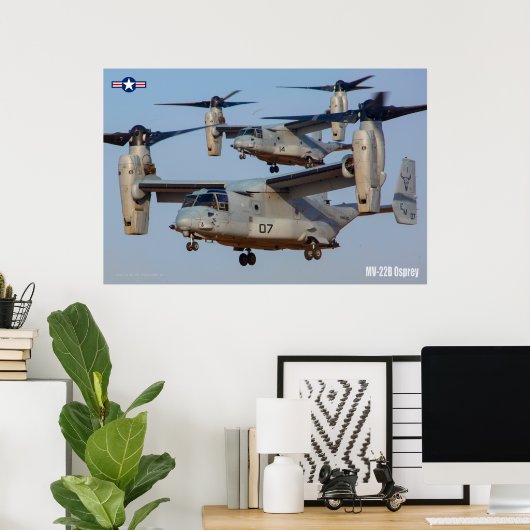 MV-22B OSPREY POSTER (Heimbüro)