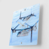 MV-22B OSPREY QUADRATISCHE WANDUHR (Winkel)