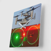 MV-22B OSPREY QUADRATISCHE WANDUHR (Winkel)