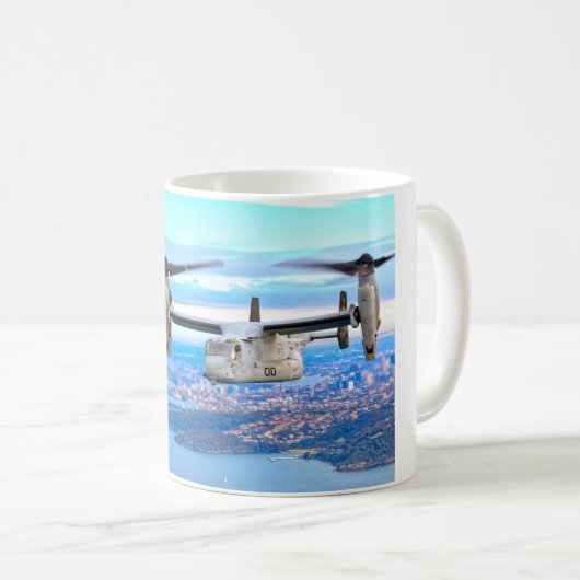 MV-22B OSPREY ÜBER AUSTRALIEN KAFFEETASSE (VorderseiteRechts)