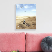 MV-22B Ospreys fliegen über den Korpus der US-Mari Leinwanddruck (Insitu (Wohnzimmer))