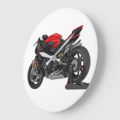 MV Agusta Brutale 1000RR Große Wanduhr (Winkel)