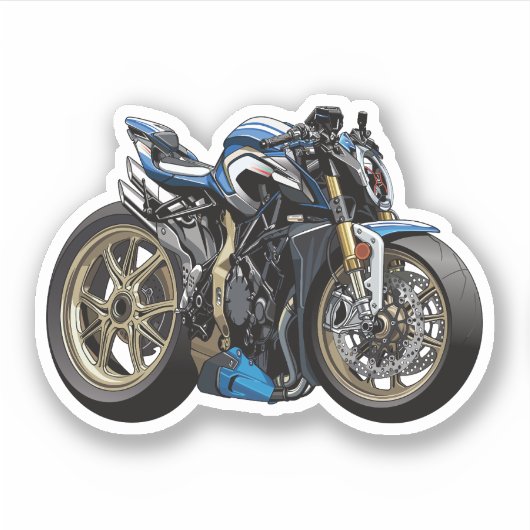 MV Agusta Brutale cute style Aufkleber (Vorderseite)
