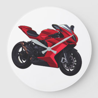 MV Agusta F3 realistic style Große Wanduhr
