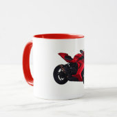 MV Agusta F3 realistic style Tasse (Vorderseite Links)