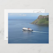MV Hebrides verlassend Uig Postkarte (Vorne/Hinten)