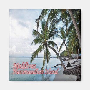 MV - Malediven - Insel Hanimaadhoo Haa Dhaalu Atol Magnet