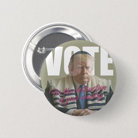 MV Metaverso VOTE Trump Button (Vorne & Hinten)