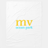 MV Ocean Park Fleece Blanket (Vorderseite)